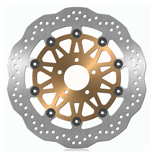 BikeMaster - BikeMaster Contour Brake Rotor - 166X