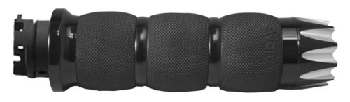 Avon Grips - Avon Grips Air Cushioned Excaliber Grips - Black - IN-S-AIR-90A-EX