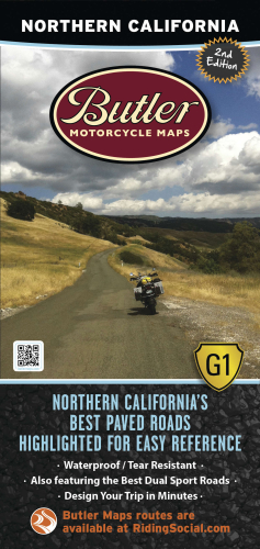 Butler Maps - Butler Maps G1 Series Map - Northern California - MP-109