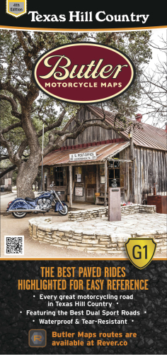 Butler Maps - Butler Maps G1 Series Map - Texas Hill Country - MP-114