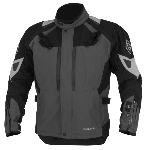 Firstgear - Firstgear 37.5 Kilimanjaro Textile Womens Jacket - FTJ150102W006 - Gray/Black - 3XL