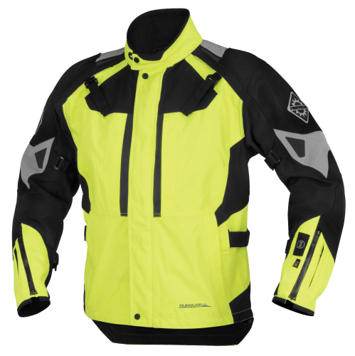 Firstgear - Firstgear 37.5 Kilimanjaro Textile Womens Jacket - FTJ150202W000 - DayGlo/Black - X-Small