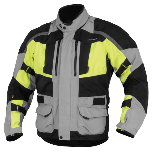 Firstgear - Firstgear Kathmandu Jacket - FTJ.1207.02.M011 - Gray/DayGlo - X-Large