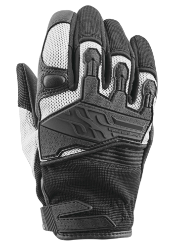 Speed & Strength - Speed & Strength Backlash Womens Leather-Mesh Gloves - 872962 - White - Large
