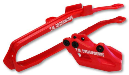 T.M. Designworks - T.M. Designworks GP Motocross Slider-N-Guide Kit - Red - HCP-GP1-RD