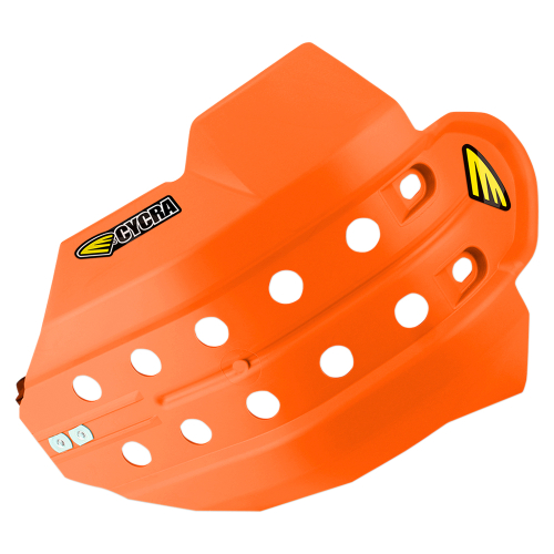 Cycra - Cycra Full Coverage Skid Plate with Hard Mounts - Orange - 621422