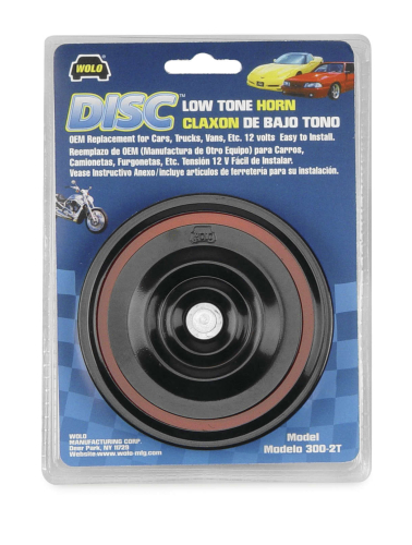 Wolo - Wolo Disc Horn Low-Tone - Black - 300-2T