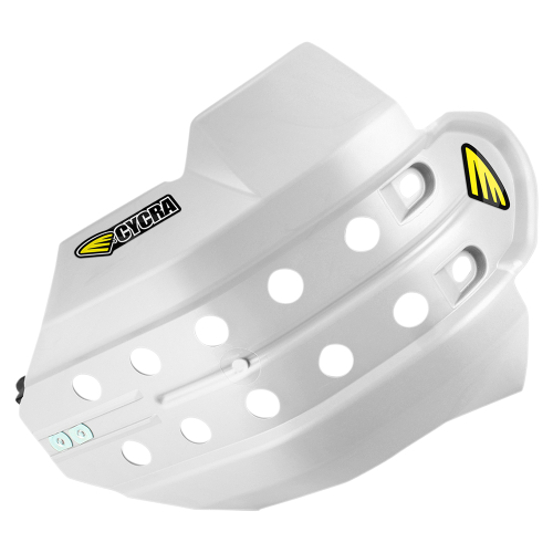 Cycra - Cycra Full Coverage Skid Plate with Hard Mounts - White - 621642