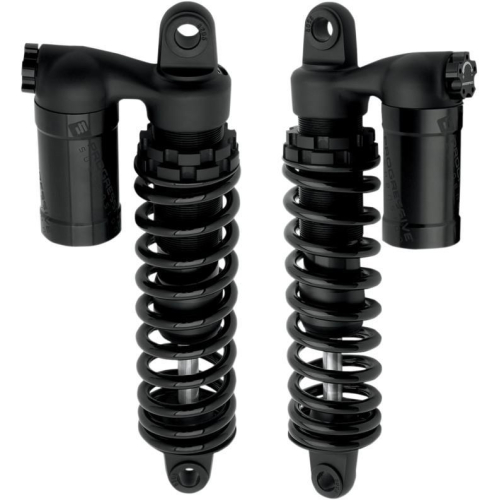 Progressive Suspension - Progressive Suspension 970 Series Piggyback Shocks - 13in. - Gloss/Matte Black - 970-1012B