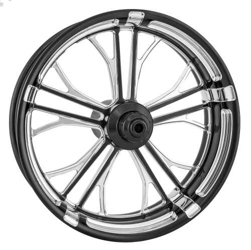 Performance Machine - Performance Machine Dixon Front Wheel (Dual Disc) - 21x3.5in. - Platinum Cut - 1228-7106R-DXN-BMP
