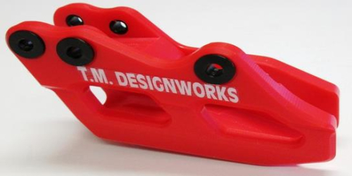 T.M. Designworks - T.M. Designworks Rear Chain Guide - Red - HOCG-GP5-RD