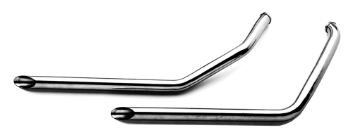 Paughco - Paughco 40in. Slash Cut Drag Pipes - 731DY40S