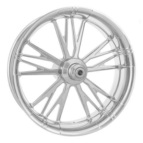 Xtreme Machine - Xtreme Machine Execute Front Wheel (Dual Disc) - 21x3.5in. - Chrome - 1202-7106R-XEXAJ-CH