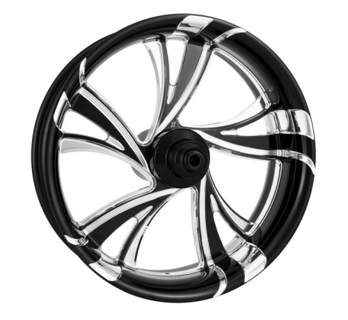 Performance Machine - Performance Machine Cruise Forged Front Wheel - 21in.x3.5in. - Single - Black Cut Xquisite - 1201-7106R-XCR-BMP