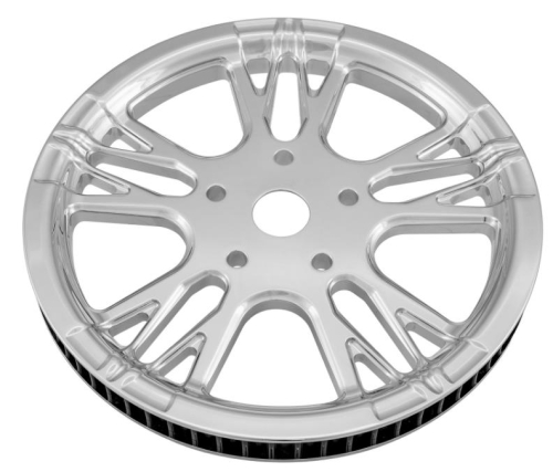 Xtreme Machine - Xtreme Machine Execute Pulley - 66Tx1in. - Chrome - 0093-6266XEXL-CH