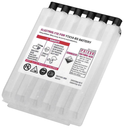 Yuasa - Yuasa Acid for Maintenance-Free Battery - YTX12-BS - 5YT12AHAD