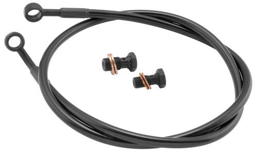 Goodridge - Goodridge All Black Cruiser Brake Line Kit - KW2885-2FPBK