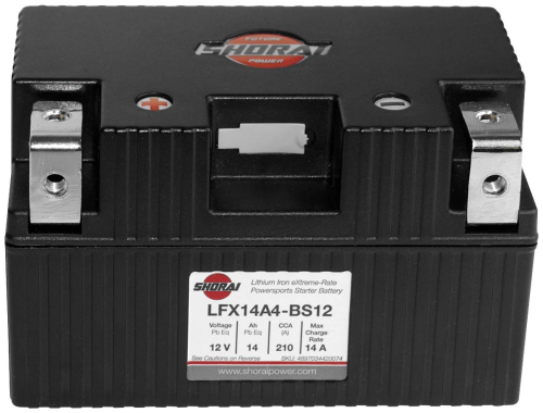 Shorai - Shorai Lithium Iron Extreme-Rate Battery - LFX19A4-BS12