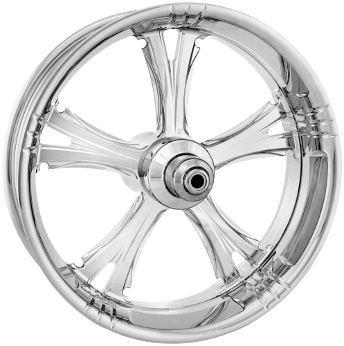 Xtreme Machine - Xtreme Machine Fierce Front Wheel (Single Disc) - 21x3.5in. - Chrome - 1239-7106R-XFR-CH