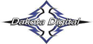 Dakota Digital - Dakota Digital MXV Two-Gauge Chrome Bezel Set - White/Gray - MVX-8204-WK-C