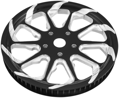 Xtreme Machine - Xtreme Machine Launch Pulley  70Tx1-1/8in. - Black Cut Xquisite - 0093-3370XLAL-BMP