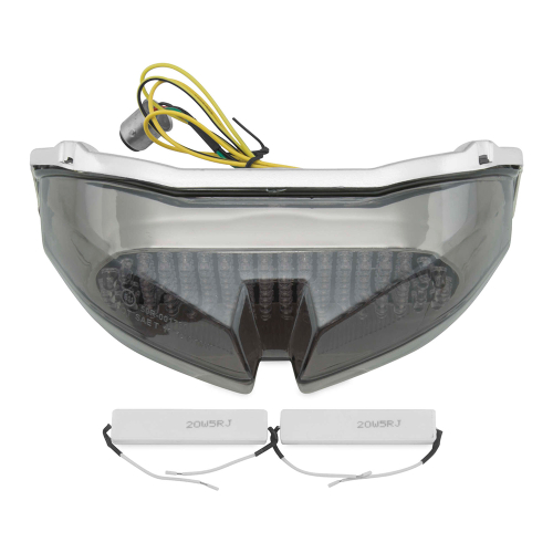 BikeMaster - BikeMaster Integrated Taillight - Smoke Lens - TZY-202-INT-S