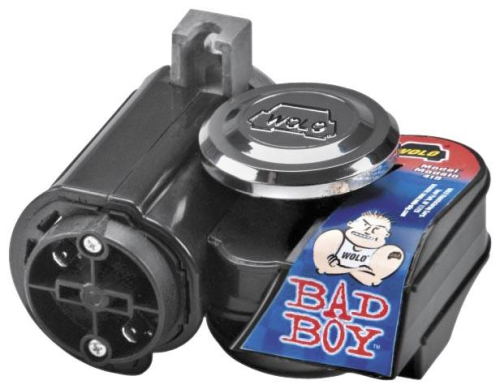 Wolo - Wolo Bad Boy Dual Tone Air Horn - Black - 419