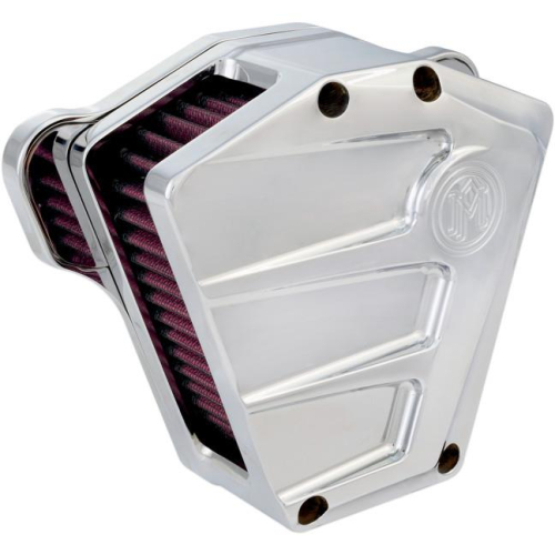 Performance Machine - Performance Machine Scallop Air Cleaner - Chrome - 0206-2085-CH
