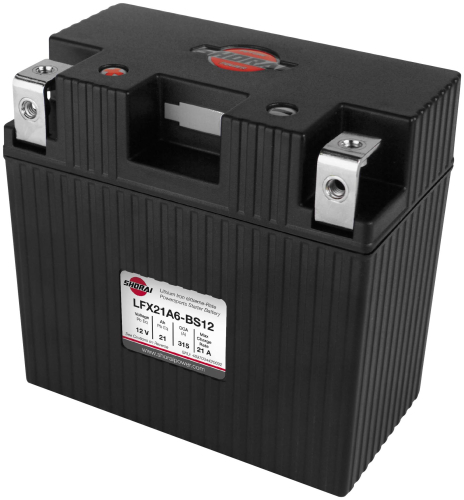 Shorai - Shorai Lithium Iron Extreme-Rate Battery - LFX21A6-BS12