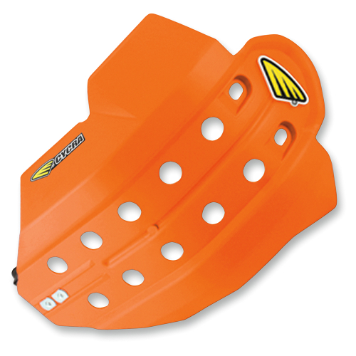 Cycra - Cycra Full Coverage Skid Plate with Hard Mounts - Orange - 6202-22