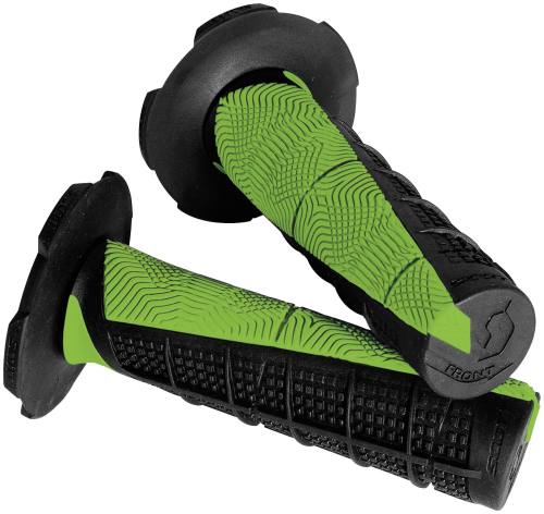 Scott USA - Scott USA Deuce MX Grips - Black/Green - 219627-1043