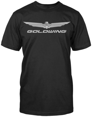 Honda Collection - Honda Collection Gold Wing Corporate Logo Short Sleeve T-Shirt - 54-7195 - Black - Medium