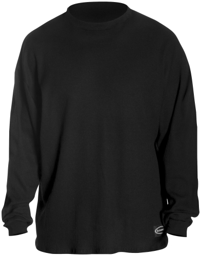 Schampa - Schampa Fleece Lined Thermal Shirt - FLOSTM01-3 - Black - Large