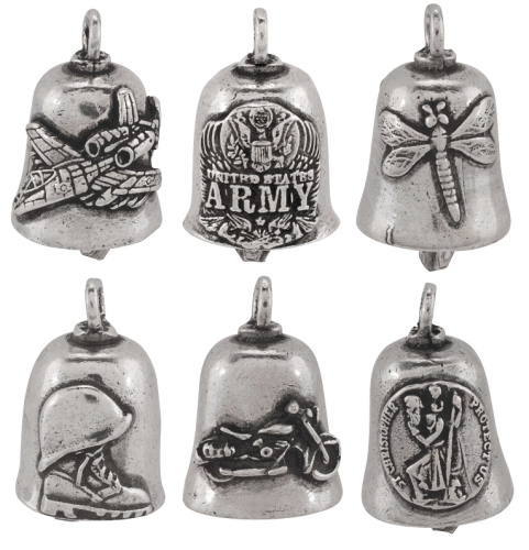 All American Leathers - All American Leathers Pewter Bell Assortment - PB-4 (PEWTER ASST)