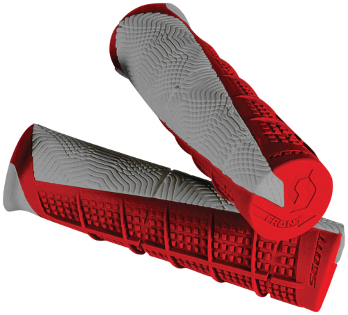 Scott USA - Scott USA Deuce ATV Grip - Red/Gray - 217892-1010