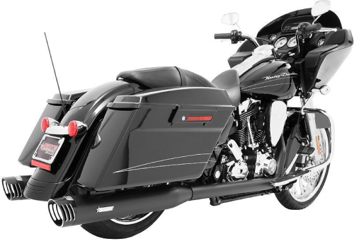 Freedom Performance - Freedom Performance Racing Dual Exhaust System - Black Body with Black Tip - HD00206