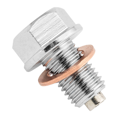 BikeMaster - BikeMaster Steel Magnetic Oil Drain Plug - 10mm x 1.25 - 29-10Z125