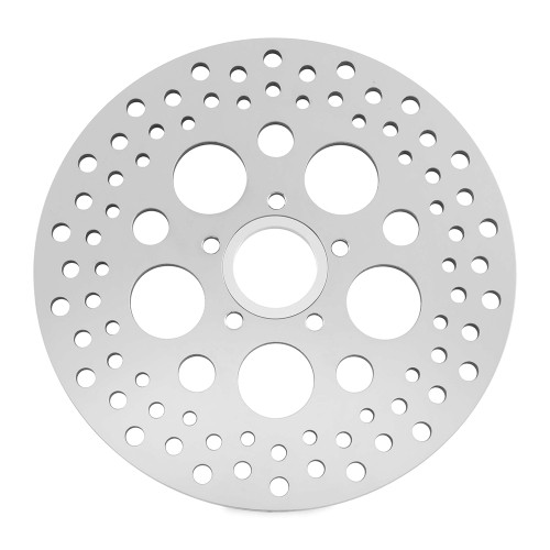 Bikers Choice - Bikers Choice Round Hole Polished Brake Rotor - M-RT-1036