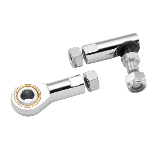 Bikers Choice - Bikers Choice Chrome Rod End and Lock Nut - Chrome Ball Joint End - 110057