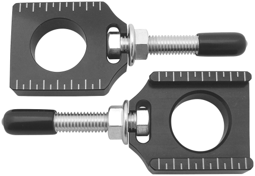 Bolt MC Hardware - Bolt MC Hardware Chain Adjuster Block - Black - 2009-CHAD-YZ.BK
