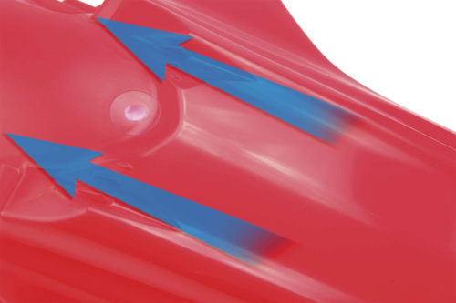 Cycra - Cycra Powerflow Rear Fender - Red - 1811-33