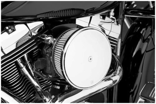 Arlen Ness - Arlen Ness Billet Sucker Stage II Air Filter Kit with Steel Cover - Smooth Chrome - Stainless Steel Filter - 18-350
