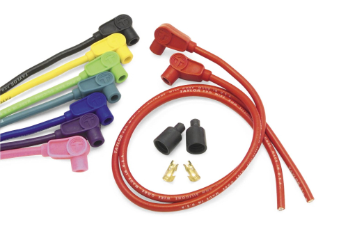 Sumax - Sumax Taylor Metallic Core 8mm Universal Wire Set - 90 deg. Plug Boot - 76080