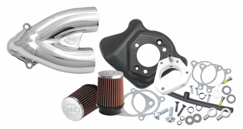 S&S Cycle - S&S Cycle Tuned Induction Kit - Chrome - 106-2448