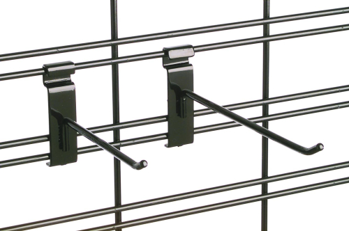 Tucker - Tucker 10in. Display Grid Hook - Black - BLKH10