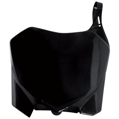 Polisport - Polisport Front Number Plate - Black - 86580-2