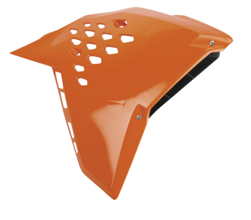 Cycra - Cycra Powerflow Intake Radiator Shrouds - Orange - 1895-22