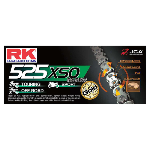 RK - RK 525 XSO GB Chain - 110 Links - XFGB525XSO-110