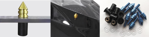 Keiti - Keiti Windscreen Screw Kit - Spike - Black - SSK161K