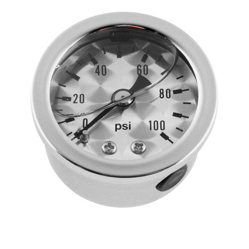 Bikers Choice - Bikers Choice Marshall Liquid Filled Shock Proof Gauge - Engine Tuned 0-100 psi - ET00100